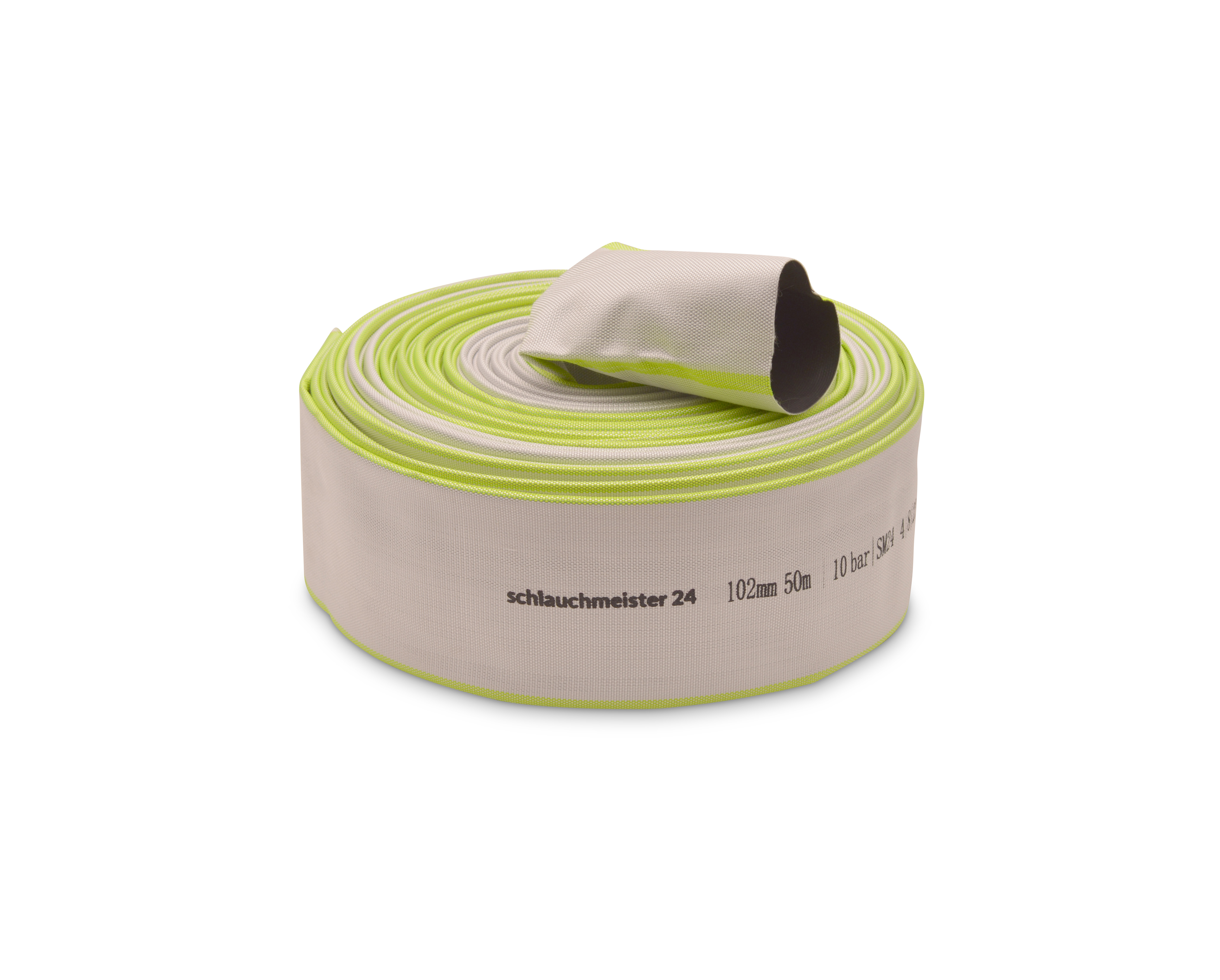 Ø 4 Zoll - 102 mm | 50 Meter Industrieschlauch | Bauschlauch | Flachschlauch