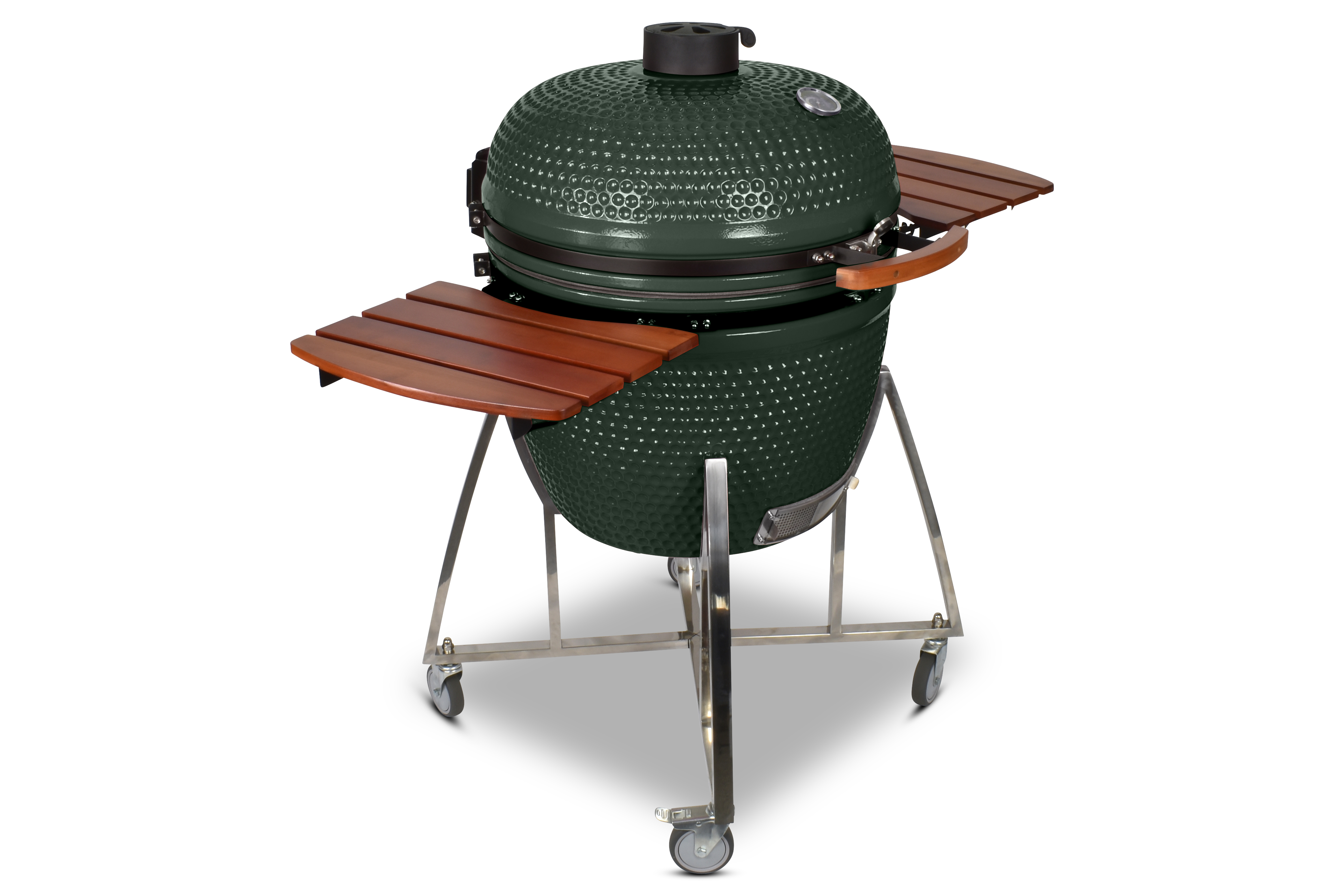 Kamado CL-26 Profi Keramik Grill Grün, Grilldurchmesser 66cm, Grillrostdurchmesser 57cm, BBQ Grillei Holzkohlegrill Grill Keramikgrill